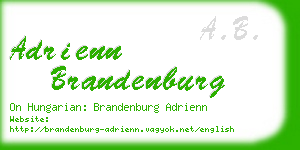 adrienn brandenburg business card